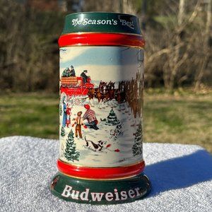 Budweiser Holiday Mug - The Season's Best - 1991